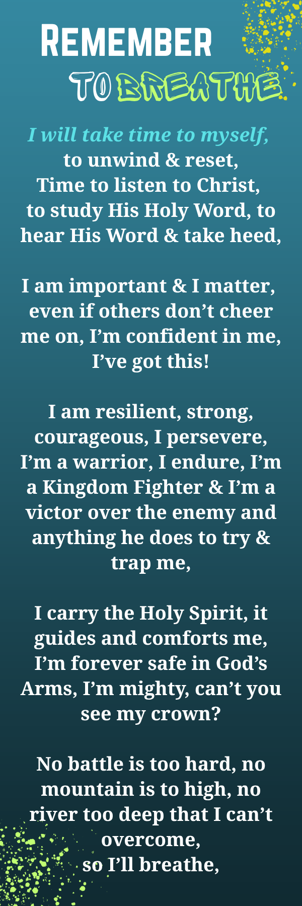 Remember to Breathe [Design 2]