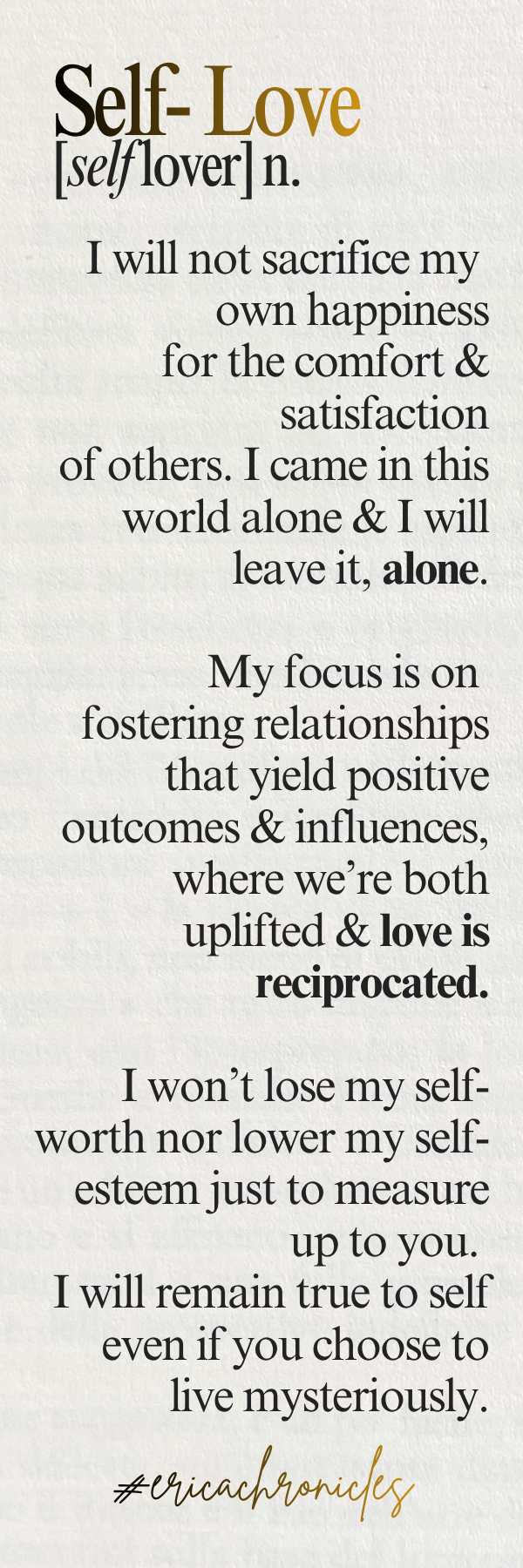 Self Love [Design 2]