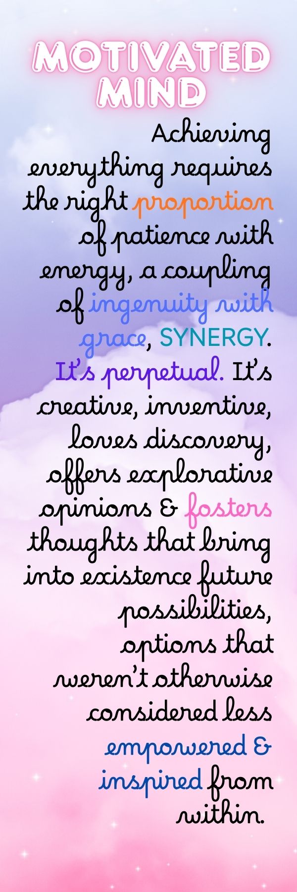 Motivated Mind [Design 1]