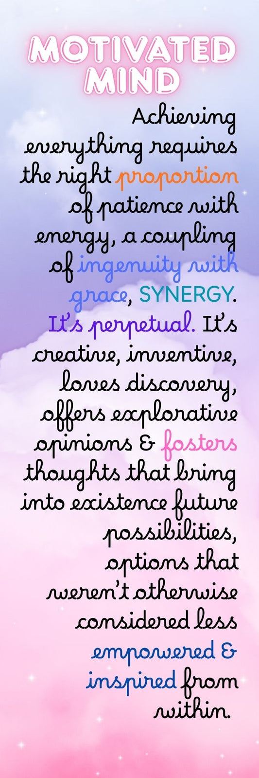 Motivated Mind [Design 1]