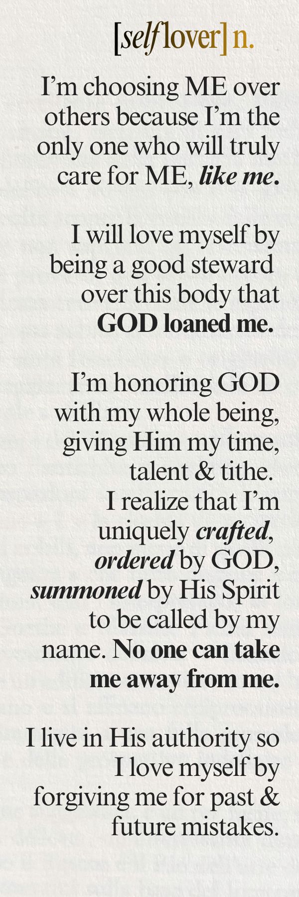 Self Love [Design 2]