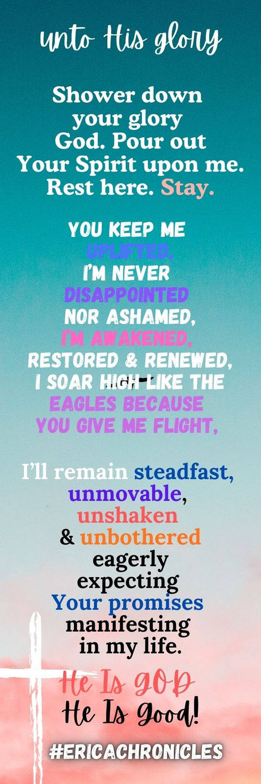 Unto His Glory